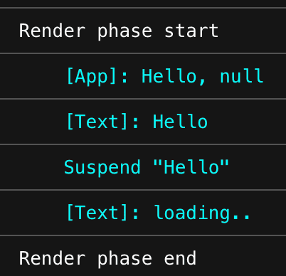 render phase log